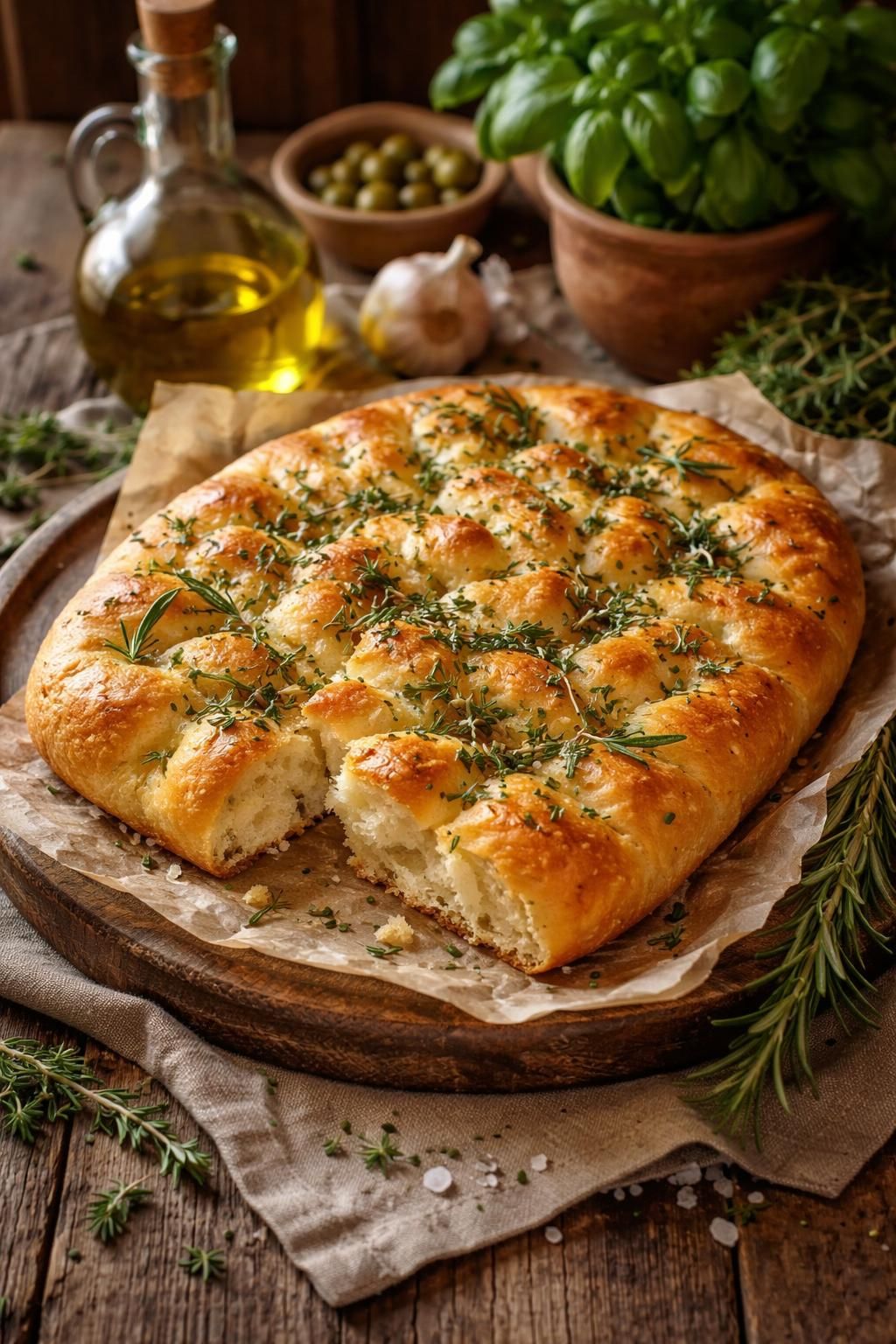 découvrez notre recette facile de focaccia artisanale italienne, moelleuse et parfumée, parfaite pour un apéritif ou un repas convivial.