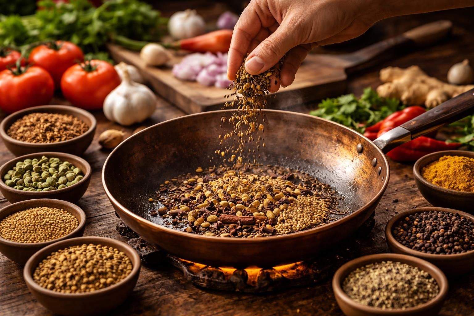 découvrez comment préparer un curry artisanal indien authentique en utilisant des épices entières pour un goût riche et savoureux, étape par étape.