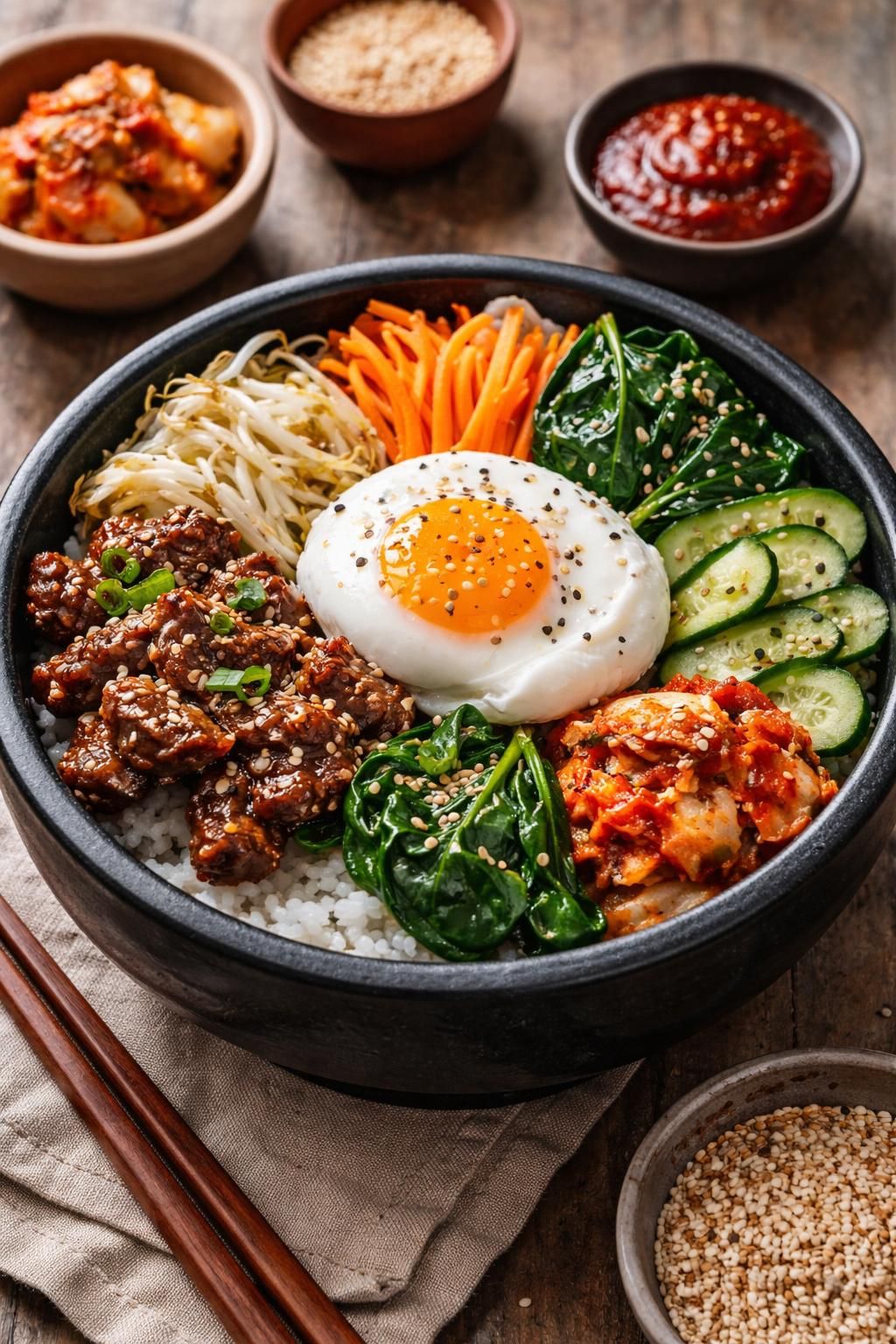 découvrez comment préparer un bibimbap maison authentique et artisanal grâce à notre guide étape par étape pour un plat coréen savoureux et facile à réaliser.